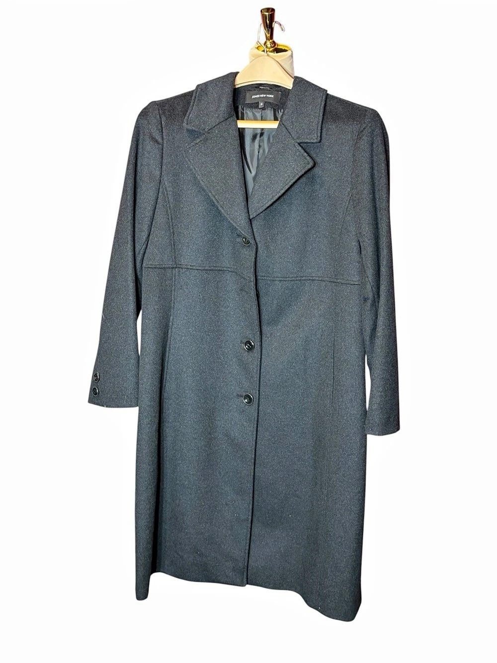 Jones New York Women's Gray Coat Size 16 Like New